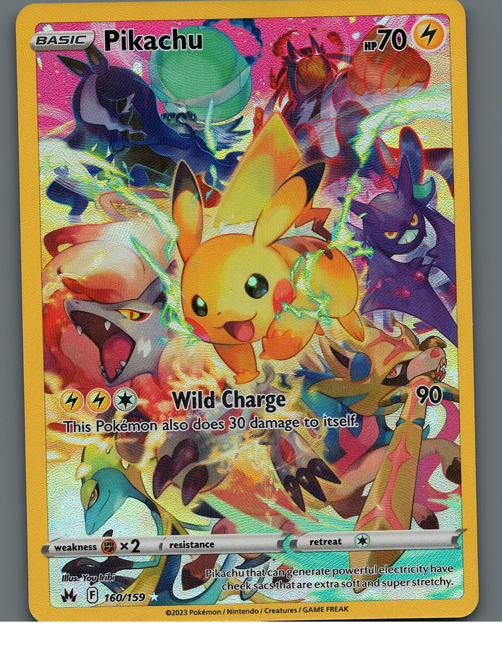 Pikachu (Secret) 160/159 Crown ZenithNM