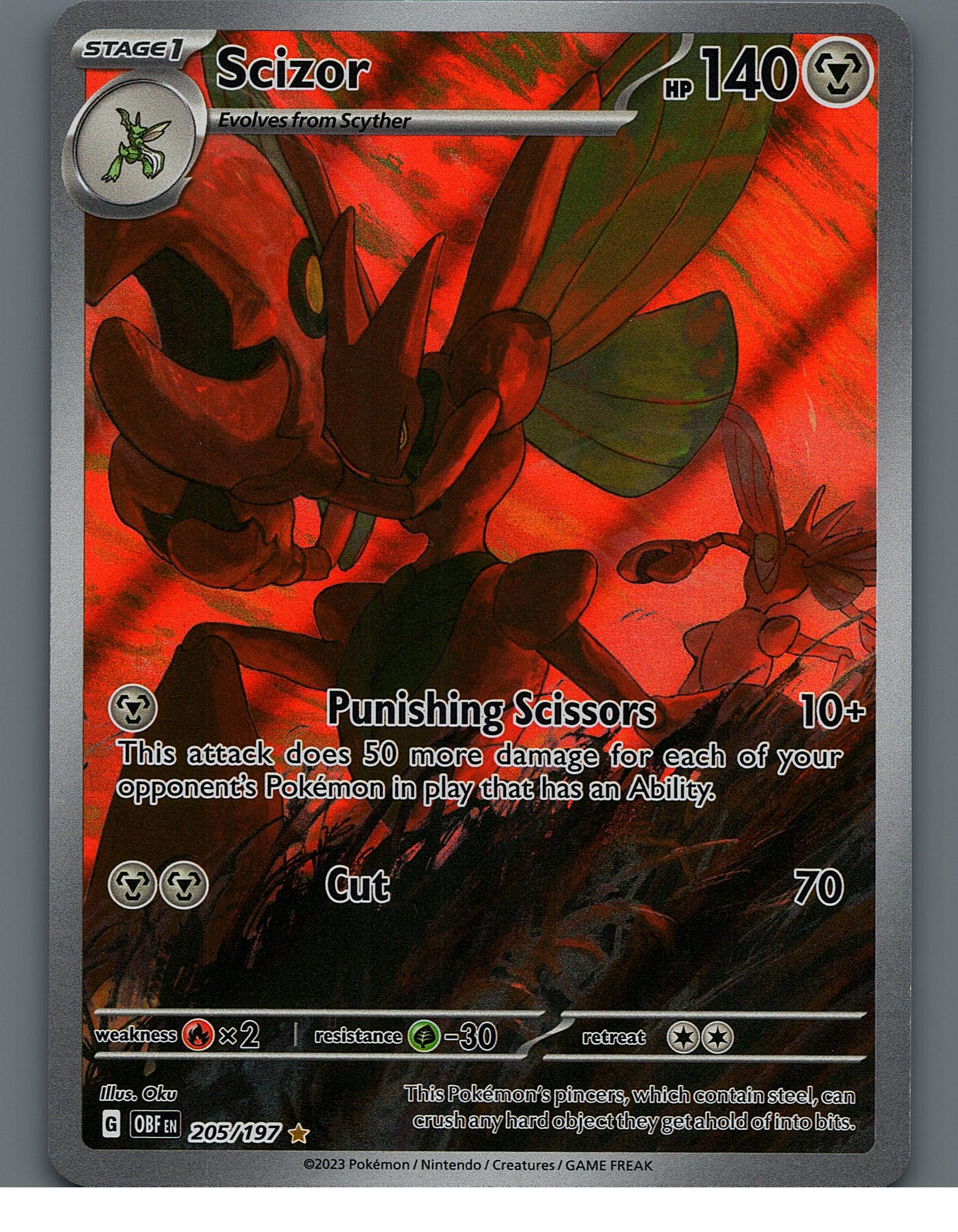 Scizor - 205/197 SV03: Obsidian Flames