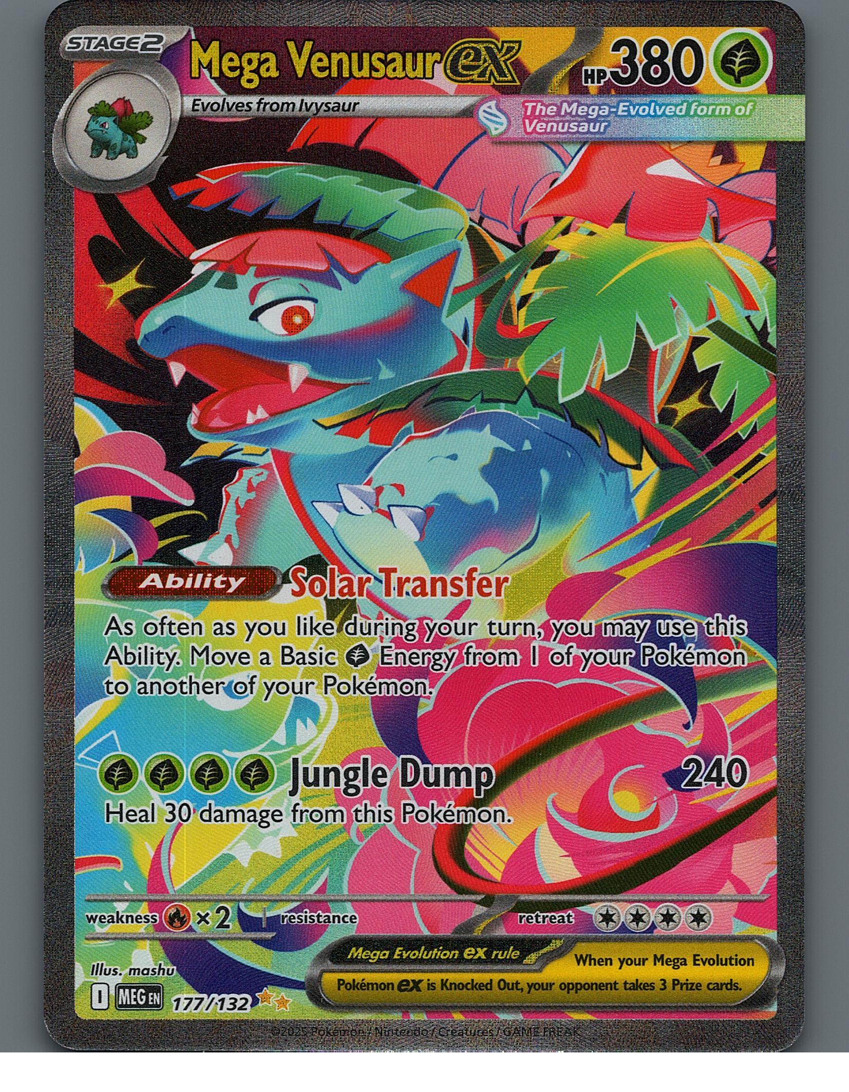 Mega Venusaur ex 177/132 ME01: Mega Evolution