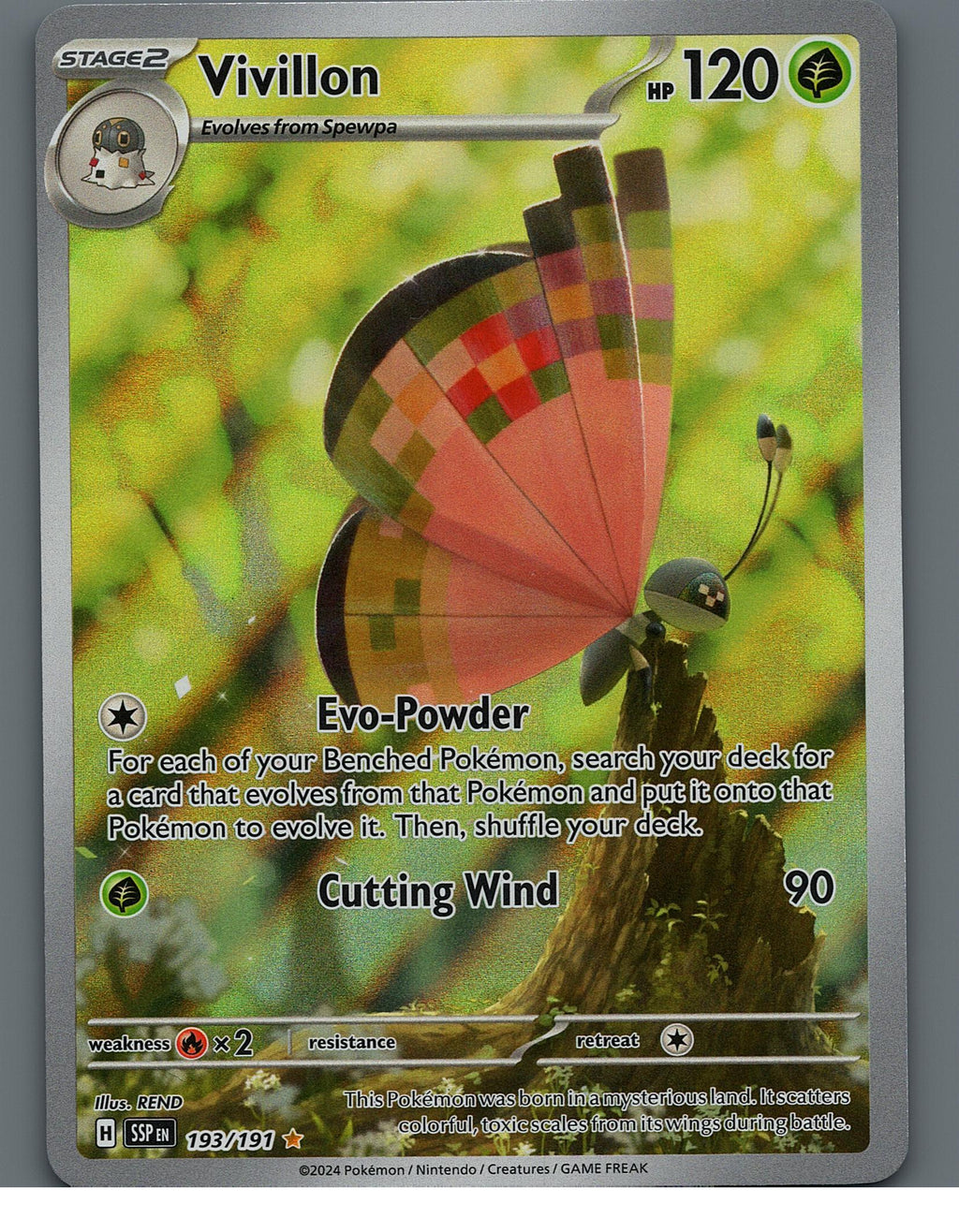 Vivillon - 193/191 SV08: Surging SparksNM