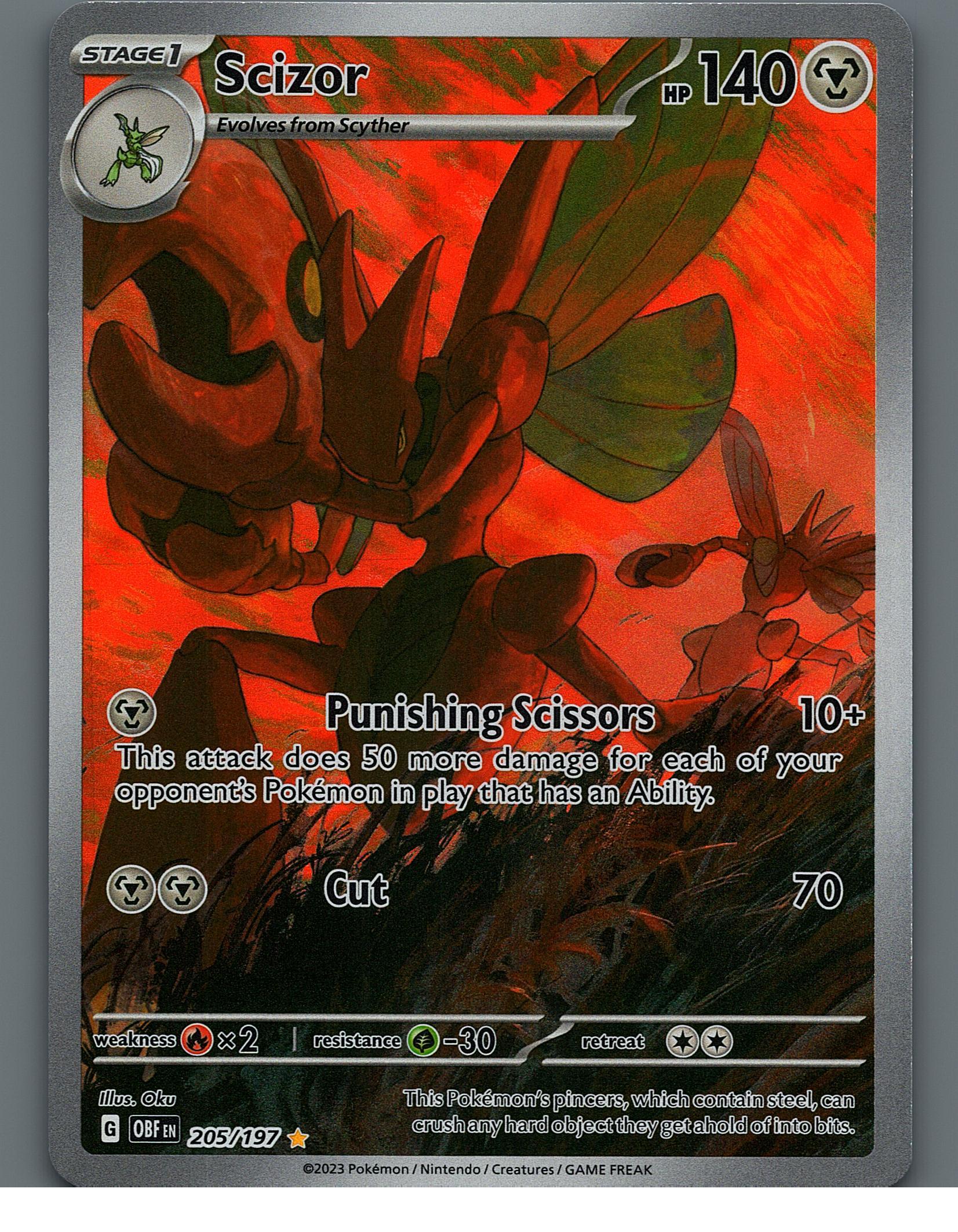 Scizor - 205/197 SV03: Obsidian Flames