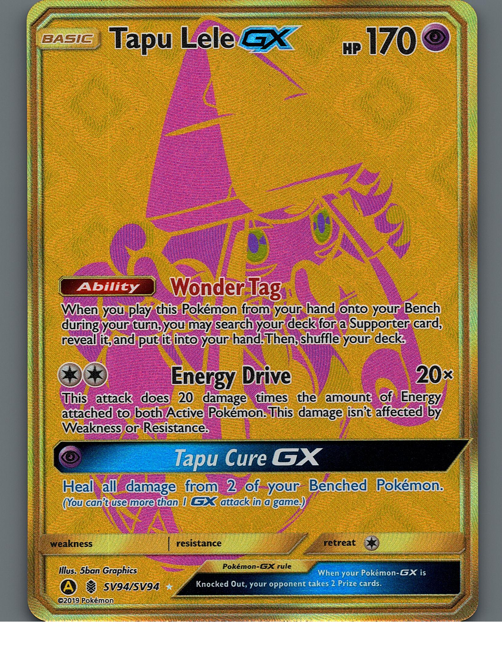 Tapu Lele GX SV94/SV94 Hidden Fates: Shiny Vault