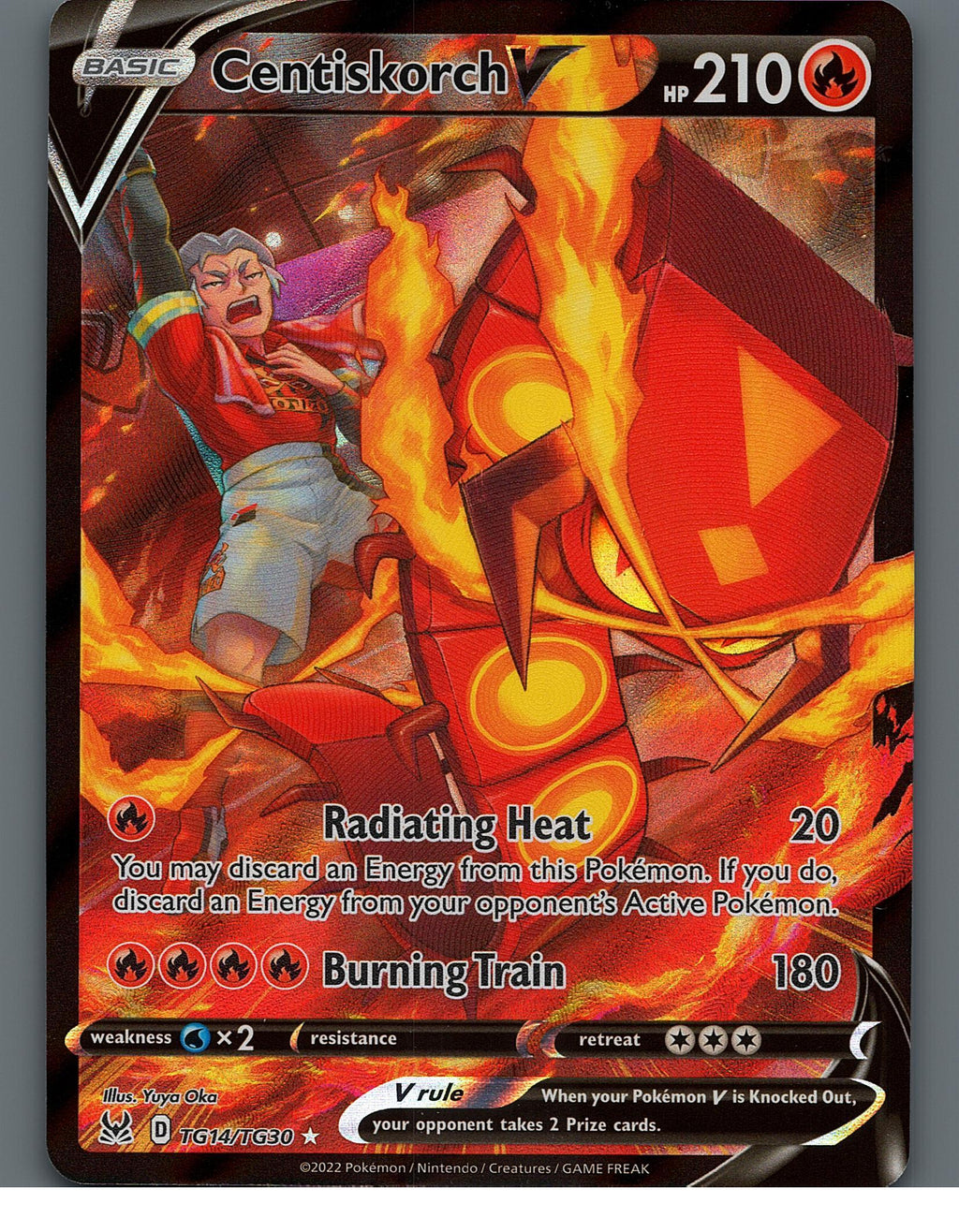 Centiskorch V TG14/TG30 SWSH11: Lost Origin Trainer GalleryNM