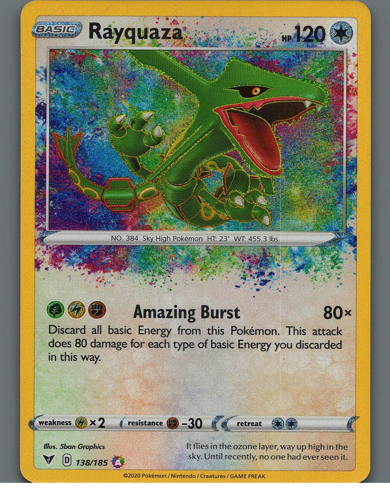 Rayquaza 138/185 SWSH04: Vivid VoltageNM