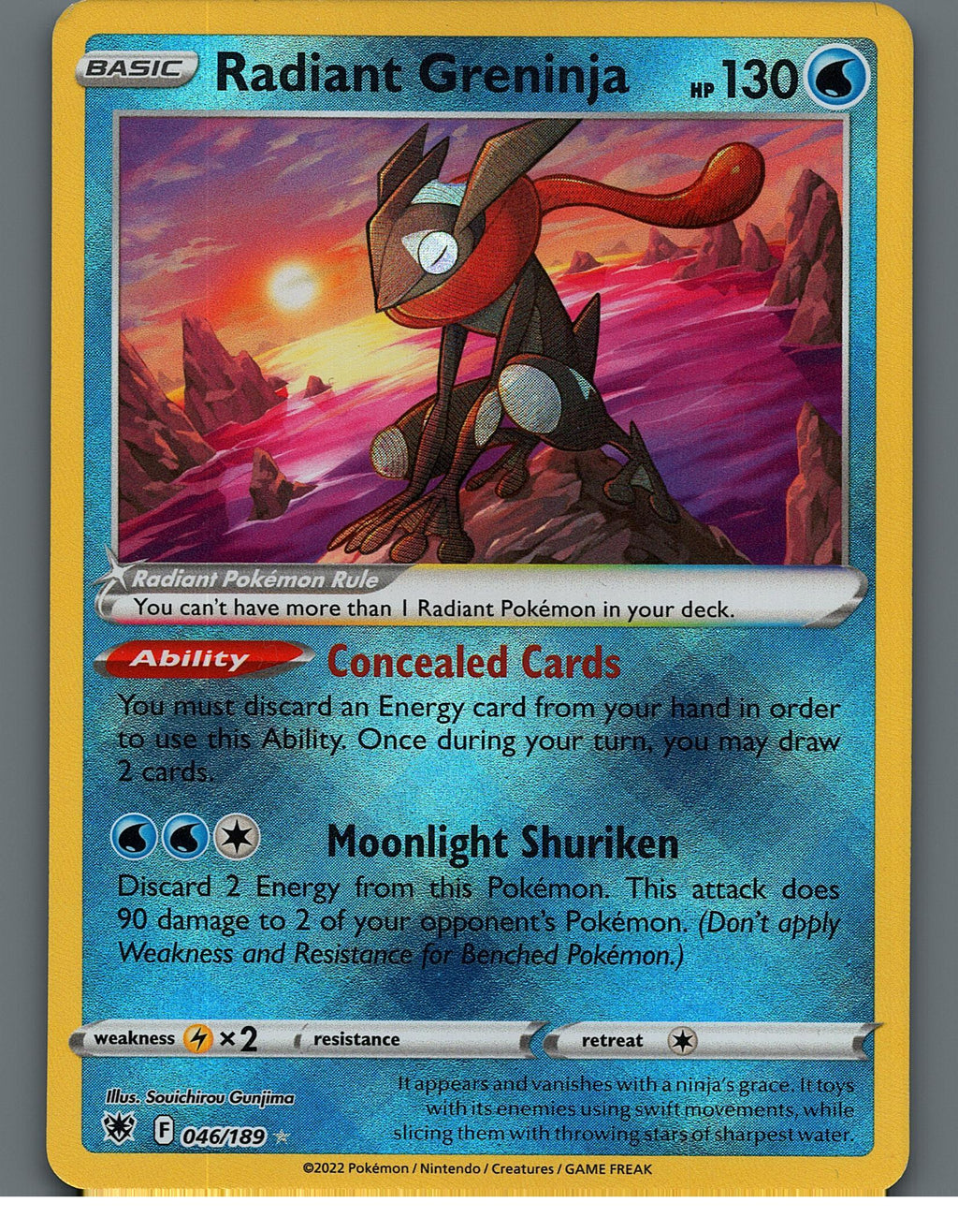 Radiant Greninja 046/189 SWSH10: Astral Radiance