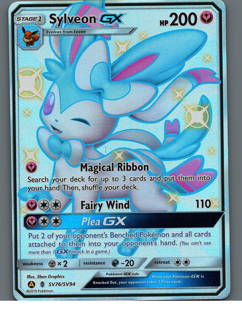 Sylveon GX SV76/SV94 Hidden Fates: Shiny Vault